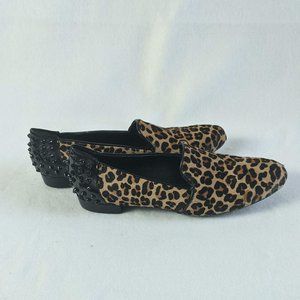 Nine West Animal Print Loafers Size 9